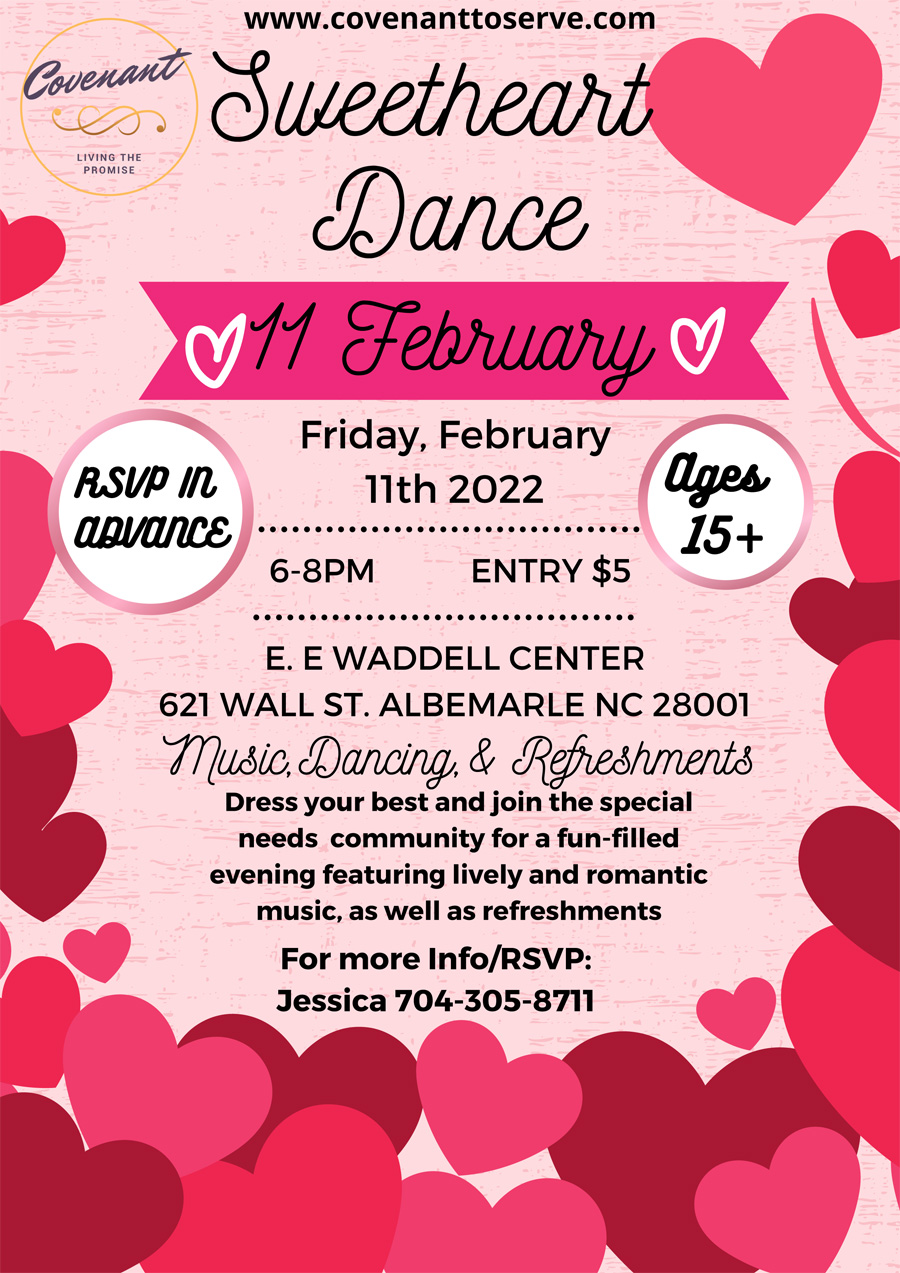 Sweetheart Dance at E.E. Waddell Center