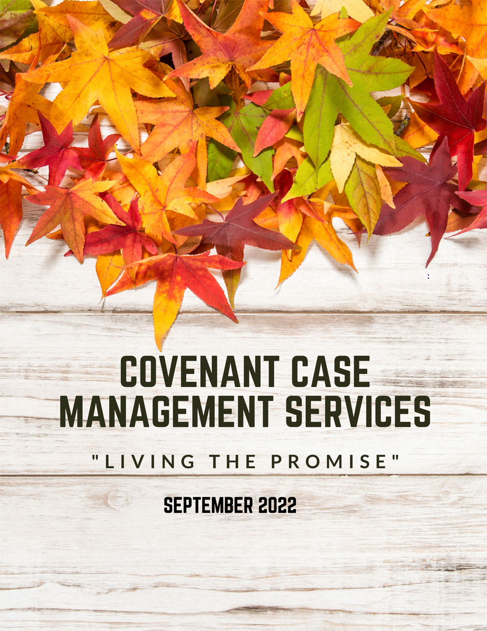 September 2022 Newsletter from Covenant Case Management Services